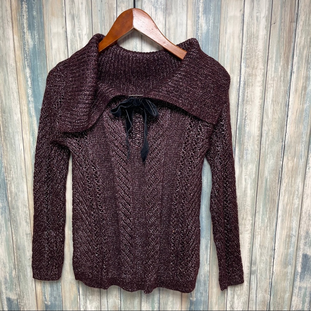 WHBM Tie Back Sweater sz S new without tags